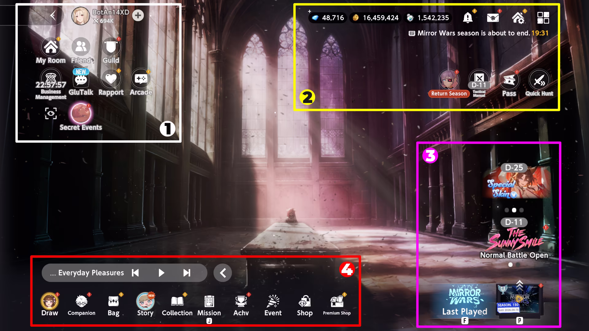 Home Screen Layout